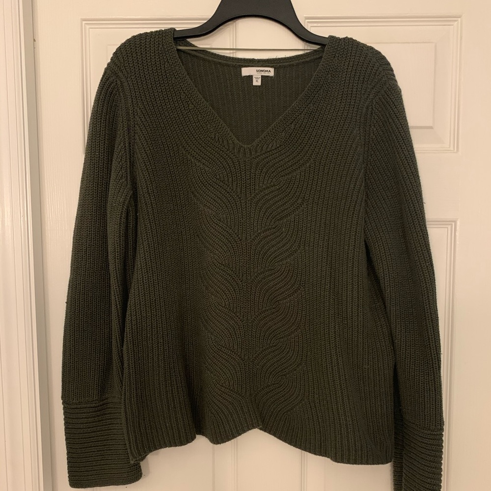 Sonoma XL Olive green sweater